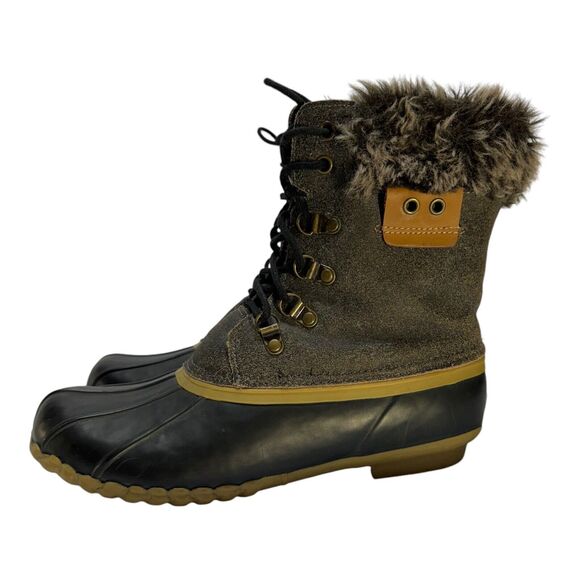 SPORTO DEEDEE Steel Shank Duck Boot Women’s Fall Winter Size 9M *Needs Inserts* - Picture 5 of 11